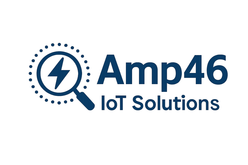 Logo firmy Amp46 IoT Solutions – lidera w dziedzinie inteligentnego monitoringu energii